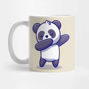 Cute Panda Dabbing Cartoon Mug